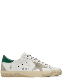 Golden Goose White Super Star Classic Low Top Sneakers