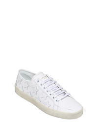 Saint Laurent 10mm Court Classic Star Leather Sneakers