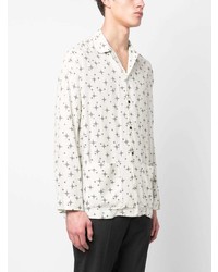 Laneus Star Print Long Sleeve Shirt
