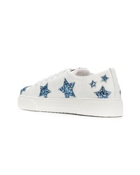 Miu Miu Glitter Stars Sneakers