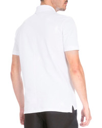 Givenchy Star Pocket Short Sleeve Polo Shirt White