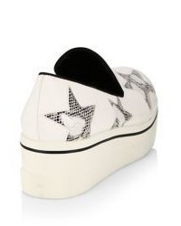 Stella McCartney Binx Snake And Lace Star Sneakers