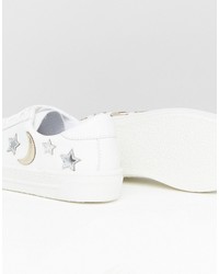 Asos Delilah Star Moon Sneakers