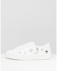 Asos Delilah Star Moon Sneakers
