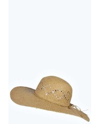 Boohoo Straw Beach Hat