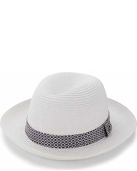 Ben Sherman Braided Straw Trilby Hat