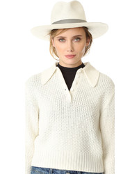 Janessa Leone Celia Short Brimmed Panama Hat