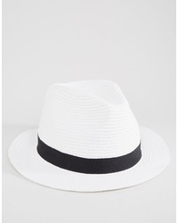 Asos Collection Basic Straw Trilby Hat