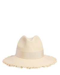 Federica Moretti Fringed Woven Panama Straw Hat