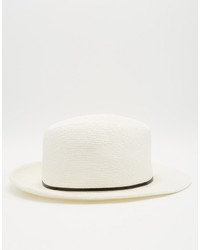 Catarzi Fedora Wide Brim Straw Hat