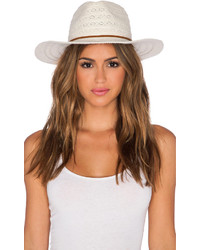 Ale By Alessandra Leather N Lace Hat