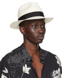 Saint Laurent Off White Petit Waikiki Hat
