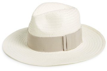 halogen straw panama hat