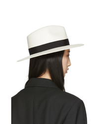 Rag and Bone White Straw Panama Hat