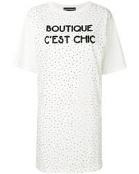 Moschino Boutique Studded T Shirt Dress