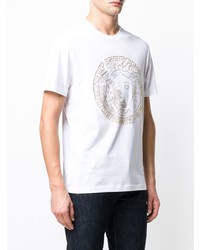 Versace Studded Medusa Logo T Shirt