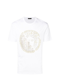 Versace Studded Medusa Logo T Shirt