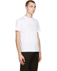 Versace White Studded Medusa T Shirt