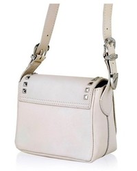 Topshop Rodeo Studded Leather Crossbody Bag