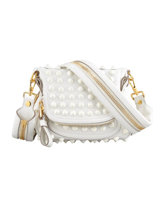 Tom Ford Jennifer Mini Studded Crossbody Bag White, $2,690 | Bergdorf  Goodman | Lookastic