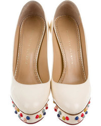 Charlotte Olympia Dolly Embellished Pumps