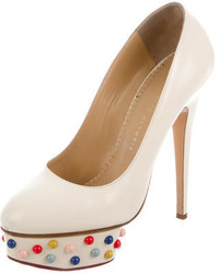 Charlotte Olympia Dolly Embellished Pumps