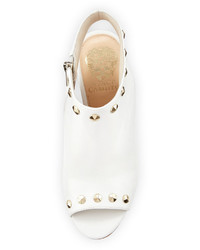 Vince Camuto Abbia Studded Leather Sandal New Ivory