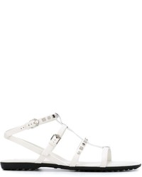 Tod's Studded Flat Sandals