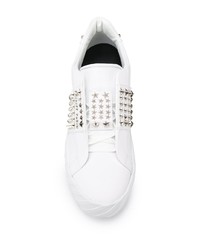 Philipp Plein Star Studded Low Top Sneakers