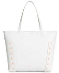 Ted Baker London Tamiko Studded Leather Shopper Grey