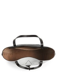 Jimmy Choo Star Studded Leather Tote White