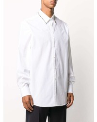 Valentino Rockstud Collar Oversized Shirt