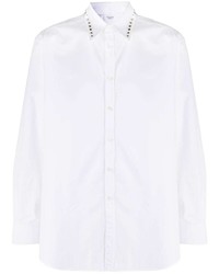 Valentino Rockstud Collar Oversized Shirt