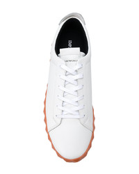 Emporio Armani Studded Lace Up Sneakers