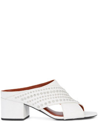 3.1 Phillip Lim Silver Studded Mules