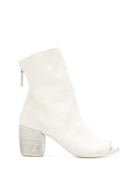 White Suede Ankle Boots