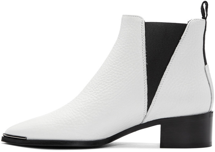 Acne jensen 2024 boots white