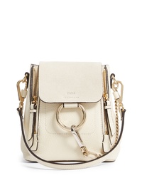 Chloé Mini Faye Leather Suede Backpack