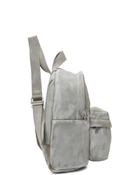 Maison Margiela White Mini Microsuede Backpack