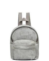 Maison Margiela White Mini Microsuede Backpack