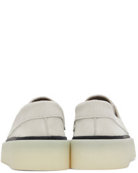 Fear Of God Off White Suede Boat Shoes