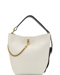 Givenchy White Medium Gv Bucket Bag
