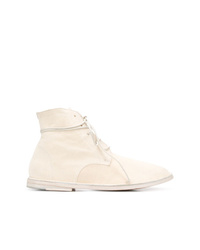 White Suede Casual Boots