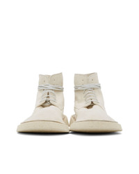 Marsèll White Pallacco Lace Up Boots