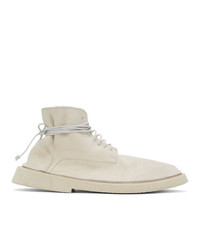 Marsèll White Pallacco Lace Up Boots