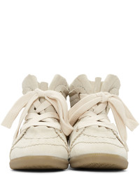 Isabel Marant Off White Bobby Wedge Sneakers