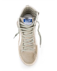 Golden Goose Deluxe Brand Slide Hi Top Sneakers