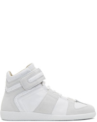 Maison Margiela White Velcro Wrestler Sneakers