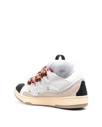 Lanvin Curb Low Top Leather Sneakers