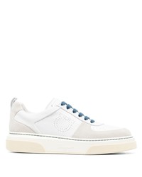 Ferragamo Gancio Detail Leather Sneakers